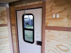 7×14 Black V-Nose Enclosed Trailer Blkout Pkg (2) 3,500lb Axles Elec Pkg - Image 15