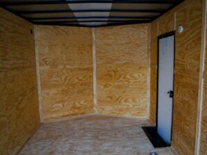 8.5×28 V-Nose Enclosed Trailer Black Out Package (2) 5,200lb Axles - Image 19