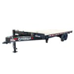 8.5×22 Straight Deckover Trailer (2) 7K Axles with Slide Out Ramps 14K GVWR - Image 2