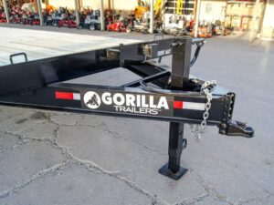 8.5×22 Straight Deckover Trailer (2) 7K Axles with Slide Out Ramps 14K GVWR - Image 10