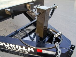 8.5×22 Straight Deckover Trailer (2) 7K Axles with Slide Out Ramps 14K GVWR - Image 11