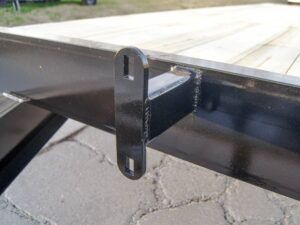 8.5×22 Straight Deckover Trailer (2) 7K Axles with Slide Out Ramps 14K GVWR - Image 12