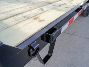 8.5×22 Straight Deckover Trailer (2) 7K Axles with Slide Out Ramps 14K GVWR - Image 13