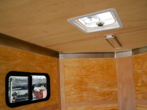 7×14 White V-Nose Enclosed Trailer (2) 3,500lb Axles Windows Elect & Blkout Pkg - Image 17
