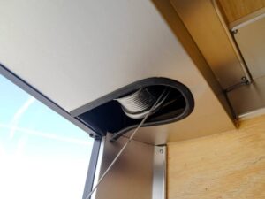 7×14 White V-Nose Enclosed Trailer (2) 3,500lb Axles Windows Elect & Blkout Pkg - Image 21