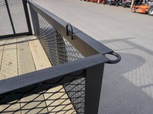 5×8 Powder Coated Dovetail Utility Trailer with 2ft Mesh Sides 3,500lb Axle - Image 9