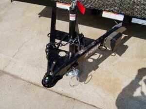 7×14 Powder Coated Dovetail Utility Trailer Stacked Baskets (2) 3,500lb Axles - Image 9