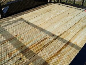 7×14 Powder Coated Dovetail Utility Trailer Stacked Baskets (2) 3,500lb Axles - Image 16