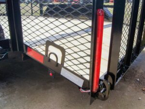 7×14 Powder Coated Dovetail Utility Trailer Stacked Baskets (2) 3,500lb Axles - Image 19