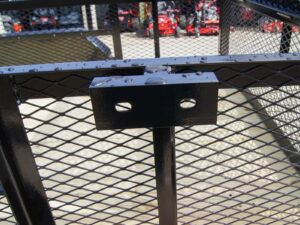 7×14 Powder Coated Dovetail Utility Trailer Stacked Baskets (2) 3,500lb Axles - Image 22