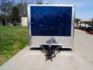 8.5×20 Hybrid Enclosed Trailer with Back Door (2) 5,200lb Axles Storage - Image 2
