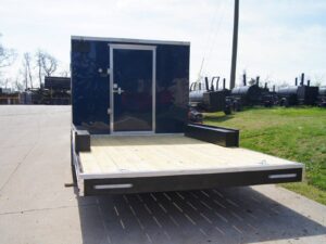 8.5×20 Hybrid Enclosed Trailer with Back Door (2) 5,200lb Axles Storage - Image 6