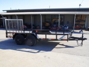 7×14 Powder Coated Straight Deck Utility Trailer (2) 3500lb Axles - Image 7