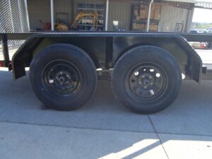 7×14 Powder Coated Straight Deck Utility Trailer (2) 3500lb Axles - Image 13