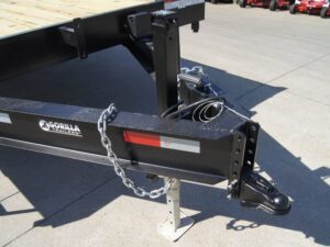 8.5×20 Deckover I-Beam Trailer (2) 5,200lb Axles Stand-Up Ramps 10k GVWR - Image 10