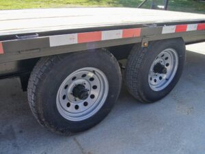 8.5×20 Deckover I-Beam Trailer (2) 5,200lb Axles Stand-Up Ramps 10k GVWR - Image 14