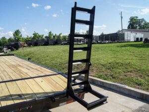 8.5×20 Deckover I-Beam Trailer (2) 5,200lb Axles Stand-Up Ramps 10k GVWR - Image 15