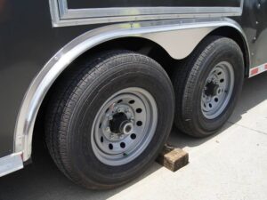 8.5×28 Charcoal Custom Enclosed Trailer (2) 7K Axles Storage - Image 16
