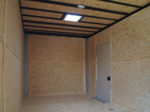 8.5×28 Charcoal Custom Enclosed Trailer (2) 7K Axles Storage - Image 18