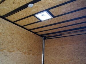 8.5×28 Charcoal Custom Enclosed Trailer (2) 7K Axles Storage - Image 19