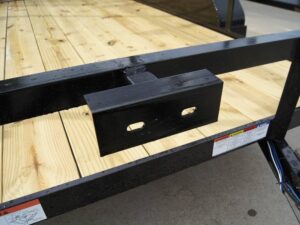 7×12 Straight Deck Utility Trailer (2) 3500lb Axle with 4ft Ladder Racks - Image 9