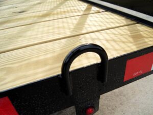 7×12 Straight Deck Utility Trailer (2) 3500lb Axle with 4ft Ladder Racks - Image 13