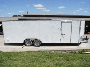 8.5×24 V-Nose Enclosed Trailer (2) 5,200lb Axles 10.4k GVWR - Image 8