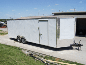 8.5×24 V-Nose Enclosed Trailer (2) 5,200lb Axles 10.4k GVWR - Image 3