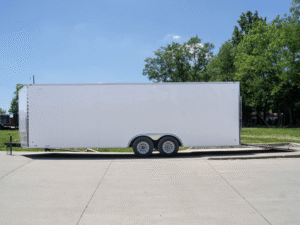 8.5×24 V-Nose Enclosed Trailer (2) 5,200lb Axles 10.4k GVWR - Image 10