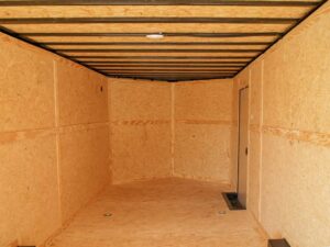 8.5×24 Lime Green Enclosed Trailer with Blackout Package (2) 5200lb Axles Storage - Image 12