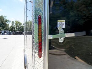 8.5×24 Two Tone-Black/Silver Enclosed Trailer (2) 5200lb Axle Storage - Image 12