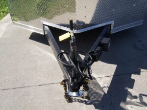 7×20 Black Enclosed Hybrid Trailer with 48” Side Ramp - Image 9