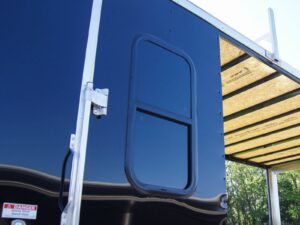 7×20 Black Enclosed Hybrid Trailer with 48” Side Ramp - Image 13