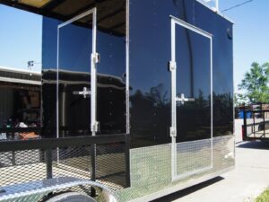 7×20 Black Enclosed Hybrid Trailer with 48” Side Ramp - Image 24