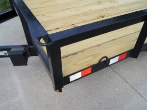 6.4×18 Straight Deck Utility Trailer with Tall Gate (2) 3500lb Axles - Image 10