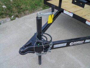 6.4×18 Straight Deck Utility Trailer with Tall Gate (2) 3500lb Axles - Image 11