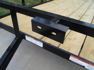 6.4×18 Straight Deck Utility Trailer with Tall Gate (2) 3500lb Axles - Image 12