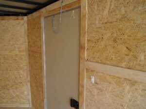 8.5×20 Silver Enclosed Trailer V-Nose (2) 5,200lb Axles Storage - Image 10