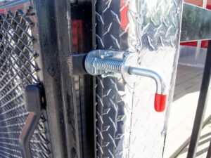 Red Enclosed Utility Hybrid Trailer 7’x20′ – Lawn Mower Equipment Hauler - Image 14