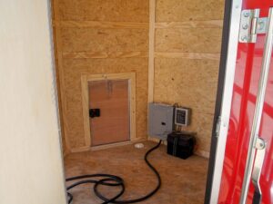 Red Enclosed Utility Hybrid Trailer 7’x20′ – Lawn Mower Equipment Hauler - Image 28