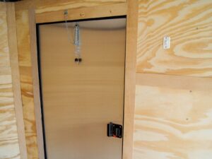 7×14 Enclosed Trailer White V-Nose Blackout Package 3,500lb Axle Storage - Image 16
