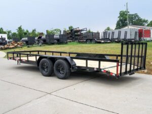 6.4×20 Dovetail Utility Trailer (2) 3500lb Axles 7K GVWR - Image 5