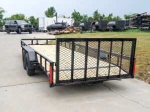6.4×20 Dovetail Utility Trailer (2) 3500lb Axles 7K GVWR - Image 6