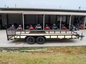 6.4×20 Dovetail Utility Trailer (2) 3500lb Axles 7K GVWR - Image 8