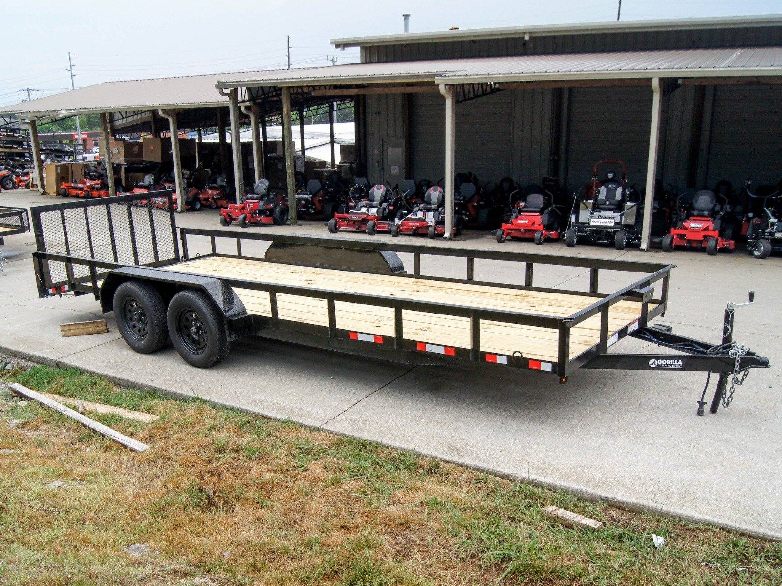 6.4×20 Dovetail Utility Trailer (2) 3500lb Axles 7K GVWR 6.4×20 Dovetail Utility Trailer (2) 3500lb Axles 7K GVWR - Image 1