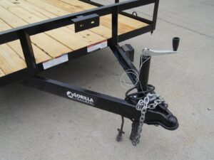 6.4×20 Dovetail Utility Trailer (2) 3500lb Axles 7K GVWR - Image 9
