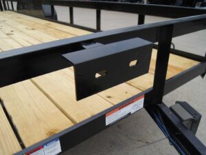 6.4×20 Dovetail Utility Trailer (2) 3500lb Axles 7K GVWR - Image 10