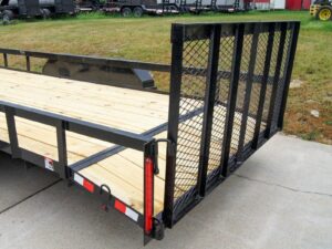 6.4×20 Dovetail Utility Trailer (2) 3500lb Axles 7K GVWR - Image 13