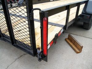6.4×20 Dovetail Utility Trailer (2) 3500lb Axles 7K GVWR - Image 14