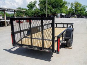 5×12 Powder Coated Dovetail Utility Trailer With Gate 3500lb Axle - Image 6